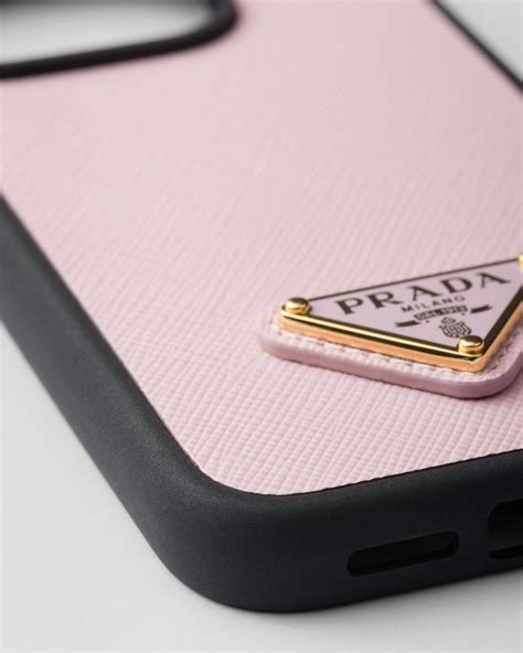 prada iphone case pink|Alabaster Pink Saffiano Leather Cover For Iphone 15 Pro Max.